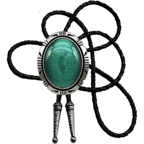 emerald bolo tie